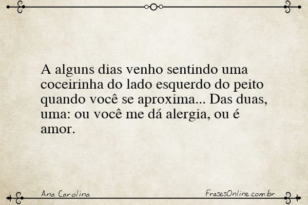 Frase de Ana Carolina