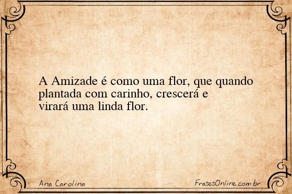 Frase de Ana Carolina