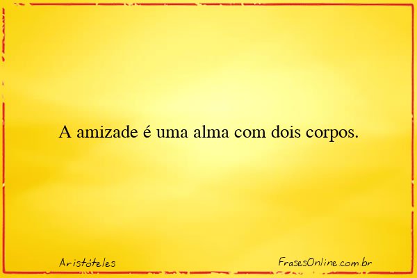 Frase de Aristóteles