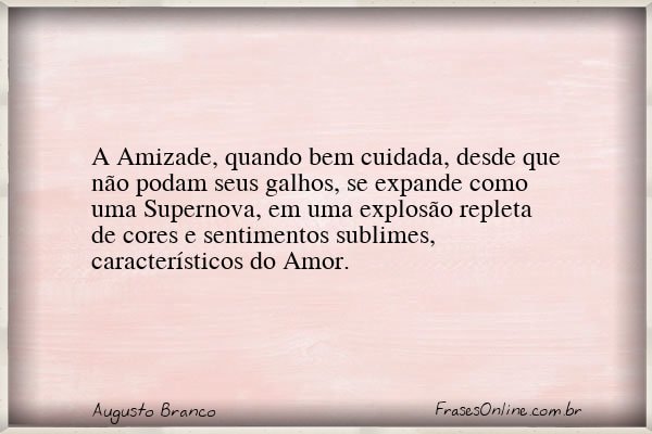 Frase de Augusto Branco