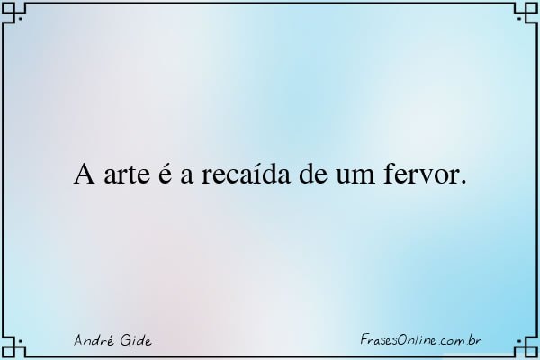Frase de André Gide