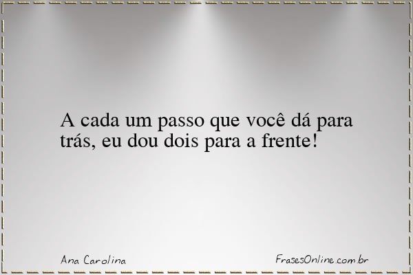 Frase de Ana Carolina