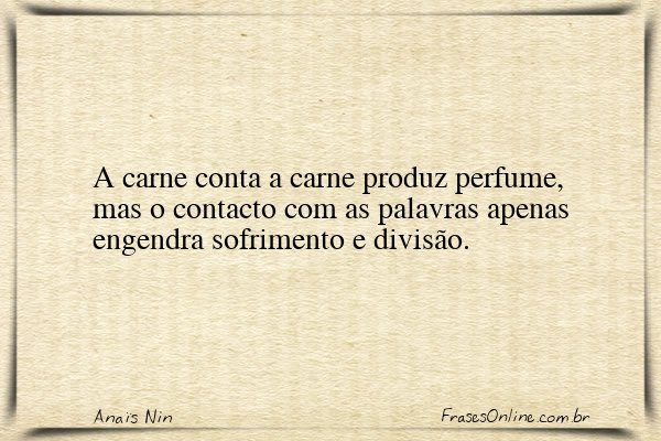 Frase de Anaïs Nin