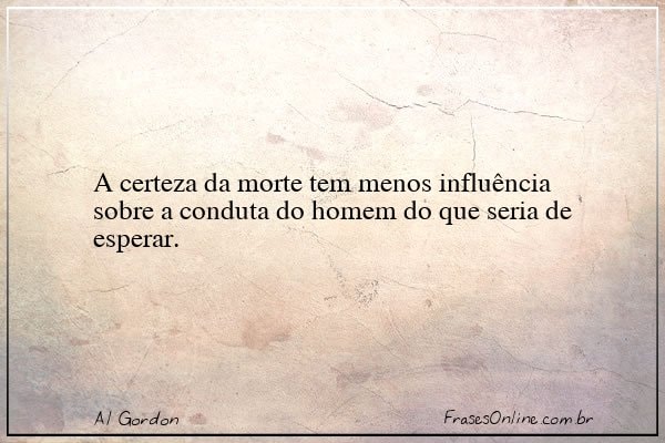 Frase de Al Gordon