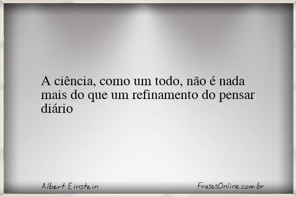 Frase de Albert Einstein