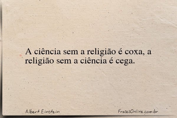 Frase de Albert Einstein