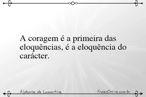 Frase de Alphonse de Lamartine