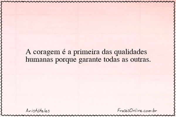 Frase de Aristóteles