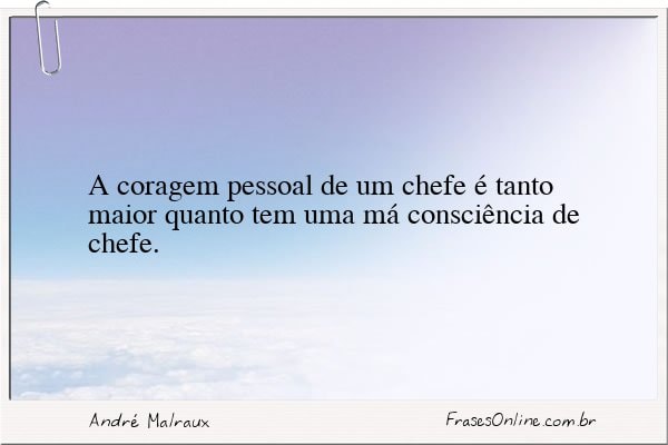 Frase de André Malraux