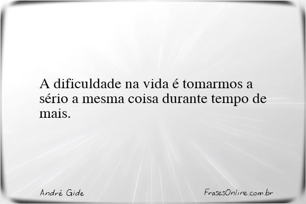Frase de André Gide