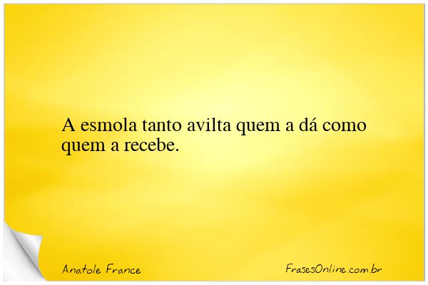 Frase de Anatole France