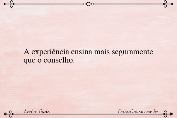 Frase de André Gide