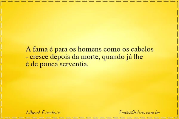 Frase de Albert Einstein