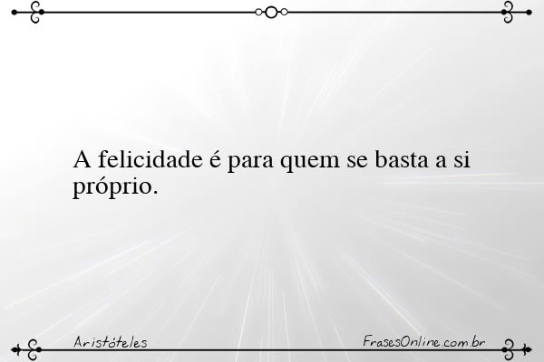 Frase de Aristóteles