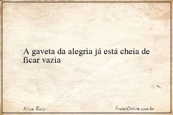 Frase de Alice Ruiz