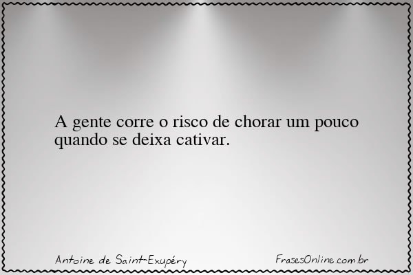 Frase de Antoine de Saint-Exupéry