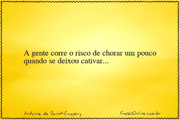 Frase de Antoine de Saint-Exupéry