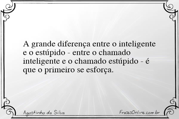 Frase de Agostinho da Silva