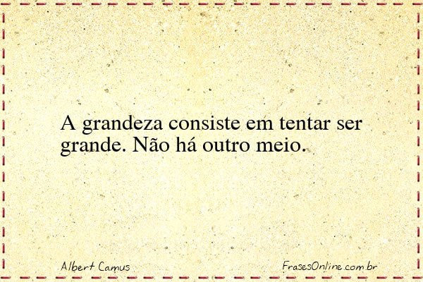 Frase de Albert Camus
