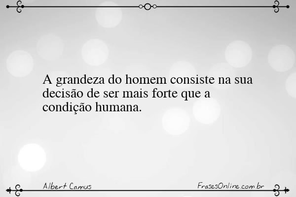 Frase de Albert Camus