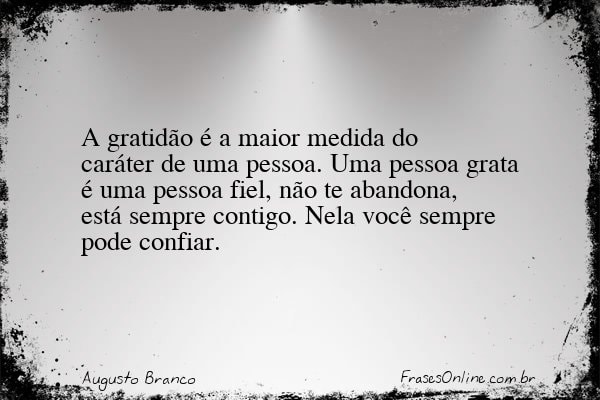 Frase de Augusto Branco