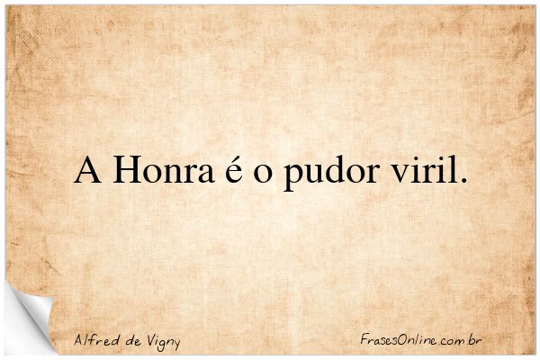 Frase de Alfred de Vigny