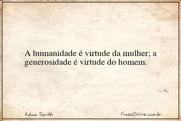 Frase de Adam Smith