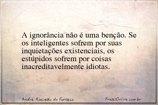 Frase de André Azevedo da Fonseca