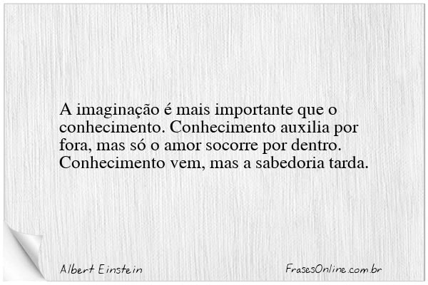 Frase de Albert Einstein