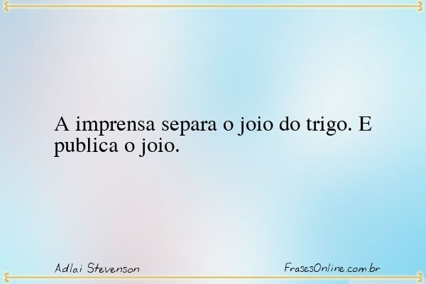 Frase de Adlai Stevenson