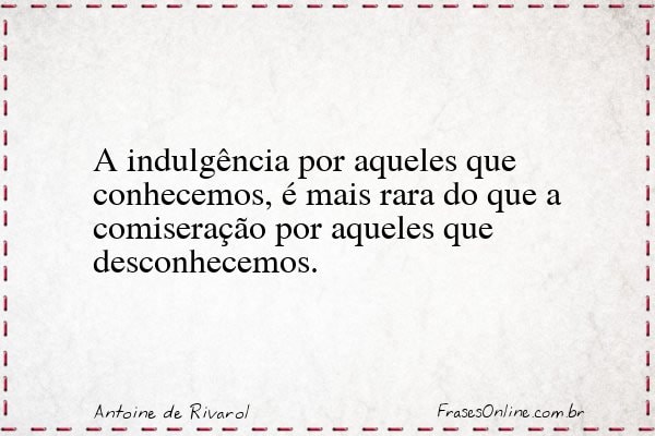 Frase de Antoine de Rivarol
