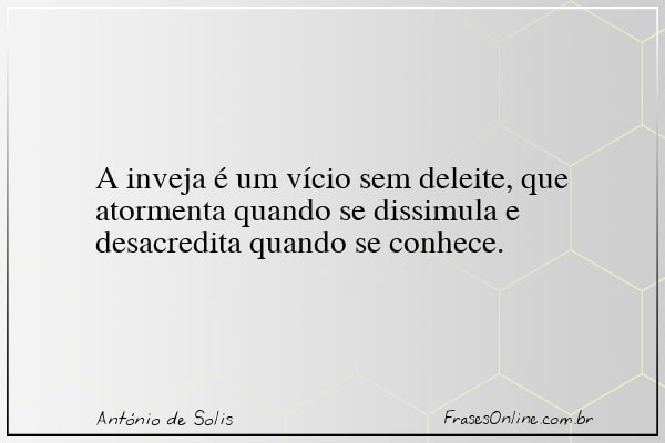 Frase de António de Solis