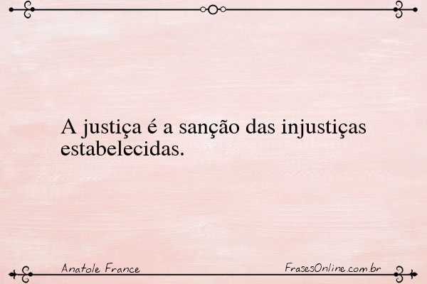 Frase de Anatole France