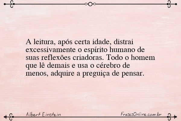 Frase de Albert Einstein