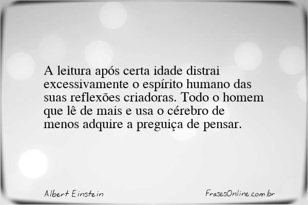 Frase de Albert Einstein