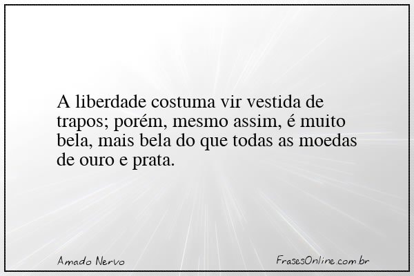 Frase de Amado Nervo
