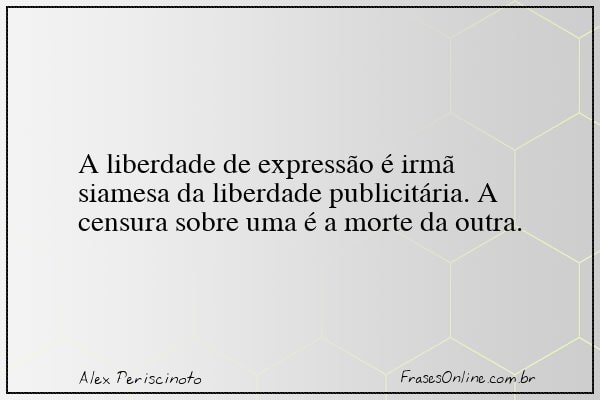 Frase de Alex Periscinoto