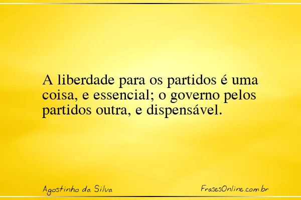 Frase de Agostinho da Silva