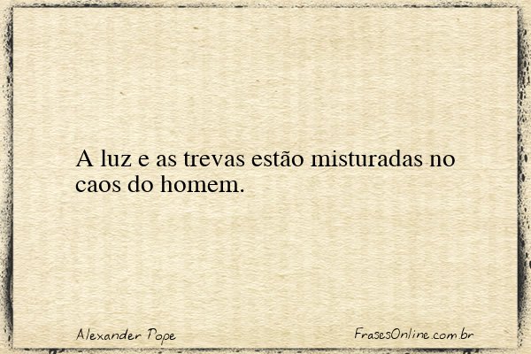 Frase de Alexander Pope