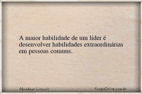 Frase de Abraham Lincoln