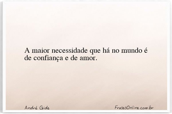 Frase de André Gide