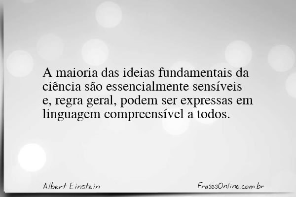 Frase de Albert Einstein