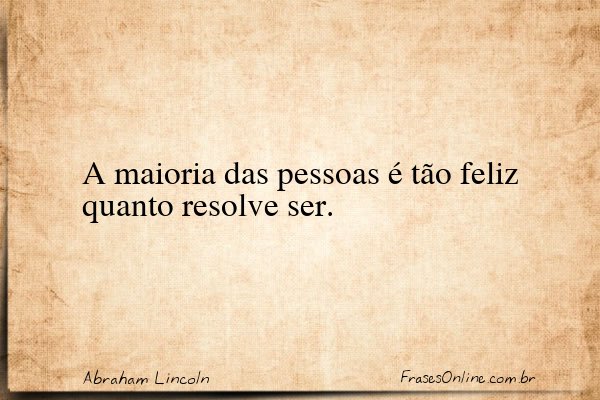 Frase de Abraham Lincoln