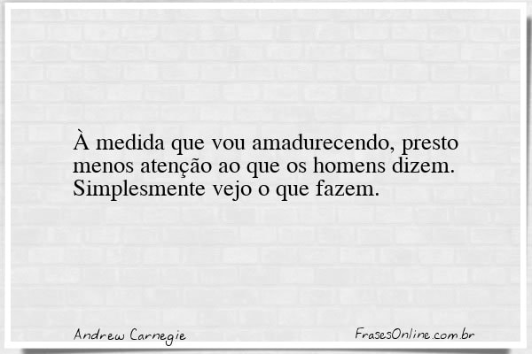 Frase de Andrew Carnegie