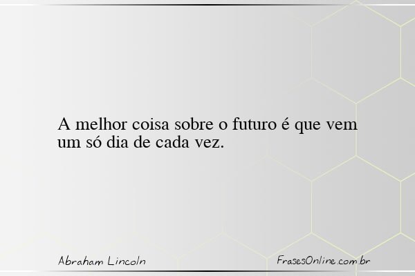 Frase de Abraham Lincoln
