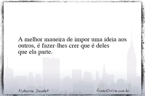 Frase de Alphonse Daudet