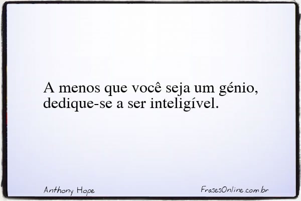 Frase de Anthony Hope