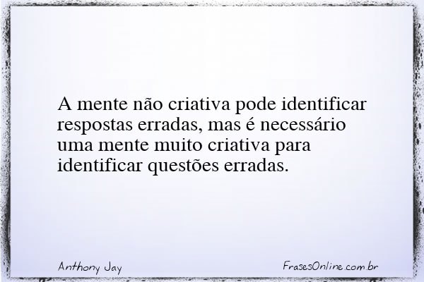Frase de Anthony Jay