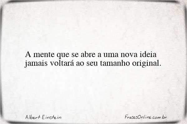 Frase de Albert Einstein