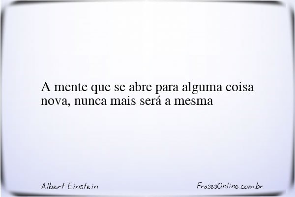 Frase de Albert Einstein